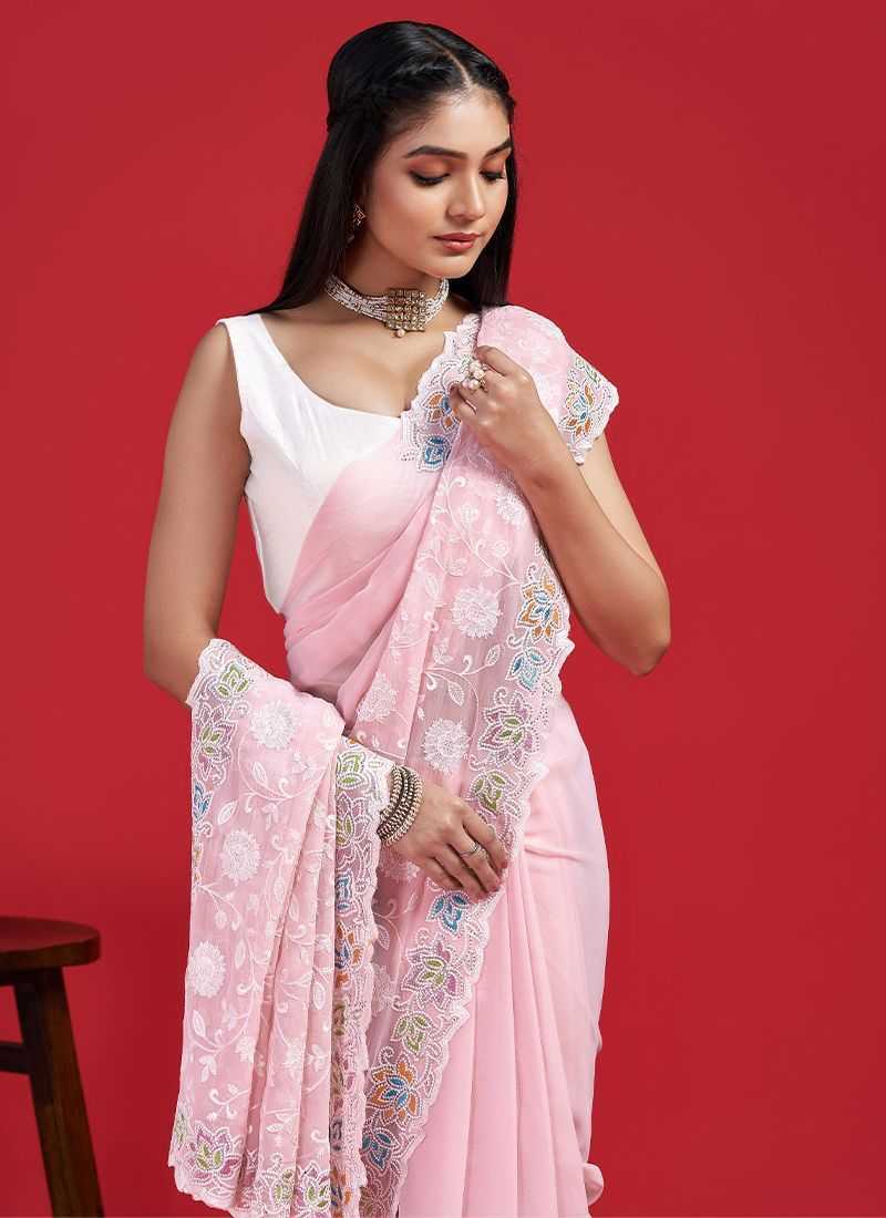 YNF GEORGETTE SAREES  RRS 151 WHOLESALE SAREE MANUFACTURER